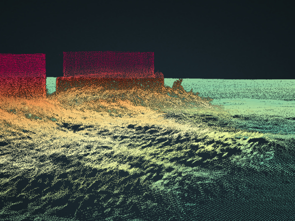 Donau, Wien – Vorschau der 3D-Punktwolke